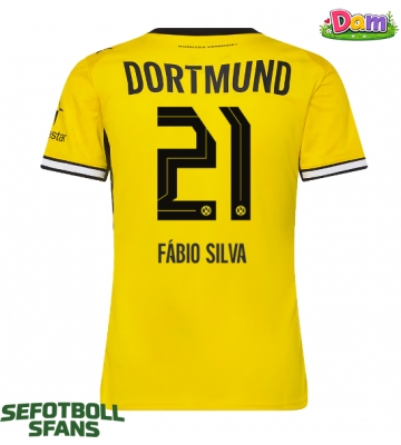 Borussia Dortmund Fabio Silva #21 Hemmatröja Kvinnor 2026-27 Kortärmad